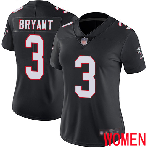 Atlanta Falcons Limited Black Women Matt Bryant Alternate Jersey NFL Football #3 Vapor Untouchable->youth nfl jersey->Youth Jersey